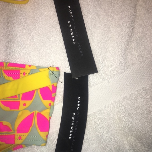 Marc by Marc Jacobs yellow & pink bikini 2-piece - Picture 6 of 7